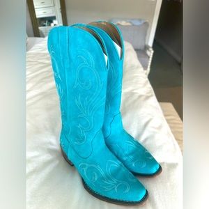 Turquoise Cowboy Boots